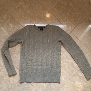 RALPH LAUREN CASHMERE WOOL BLENDED SWEATER